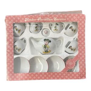 Disney Mickey Mouse Reutter Kinder Porzellan Service Kids Porcelain Coffee Set‎